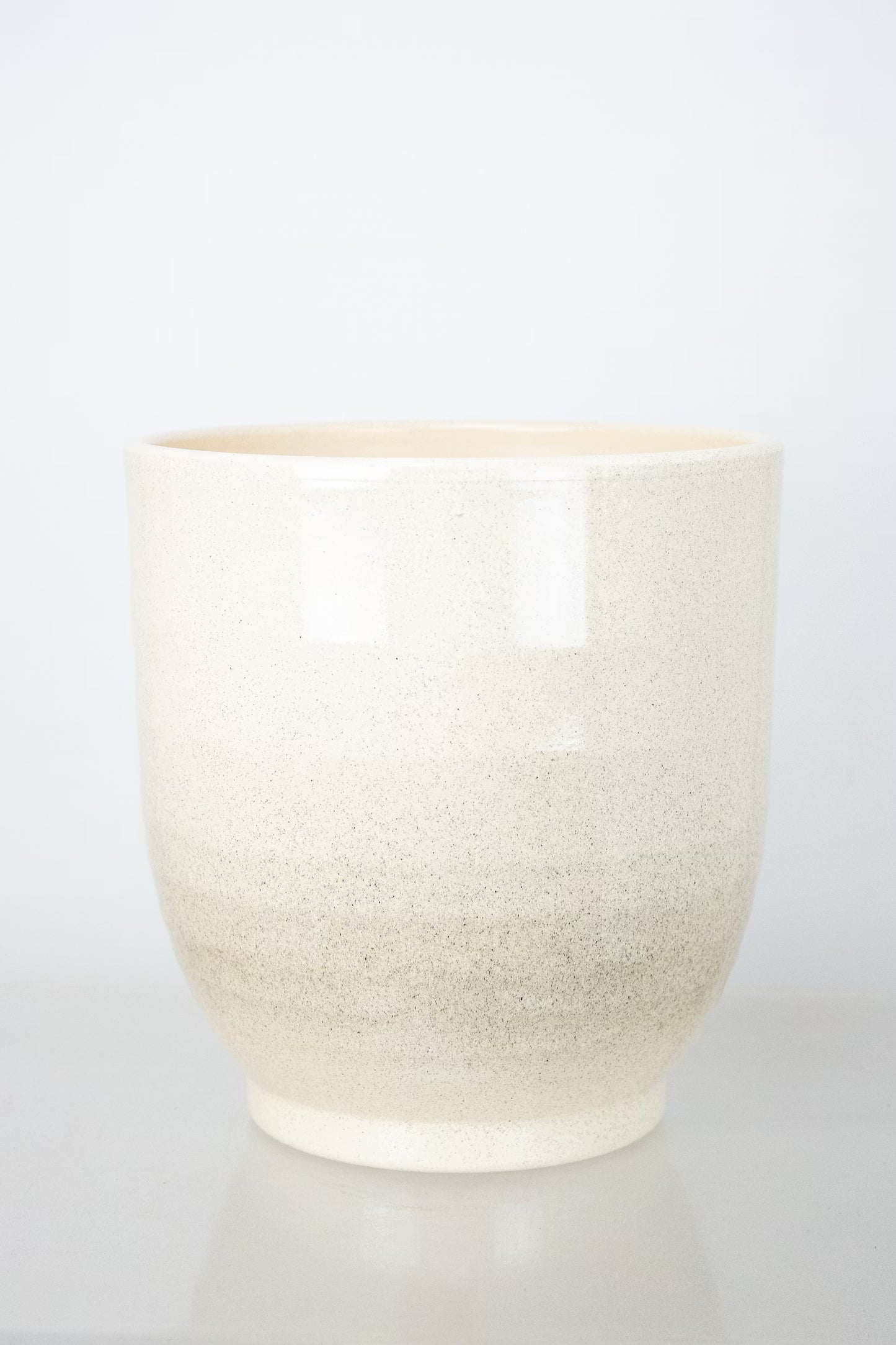Keramiktopf Simbo - beige Stone