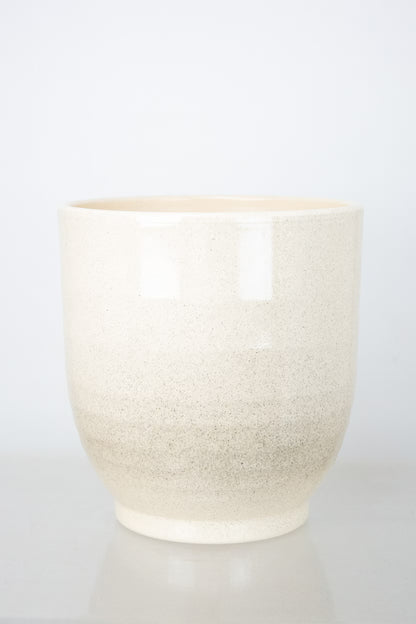 Keramiktopf Simbo - beige Stone